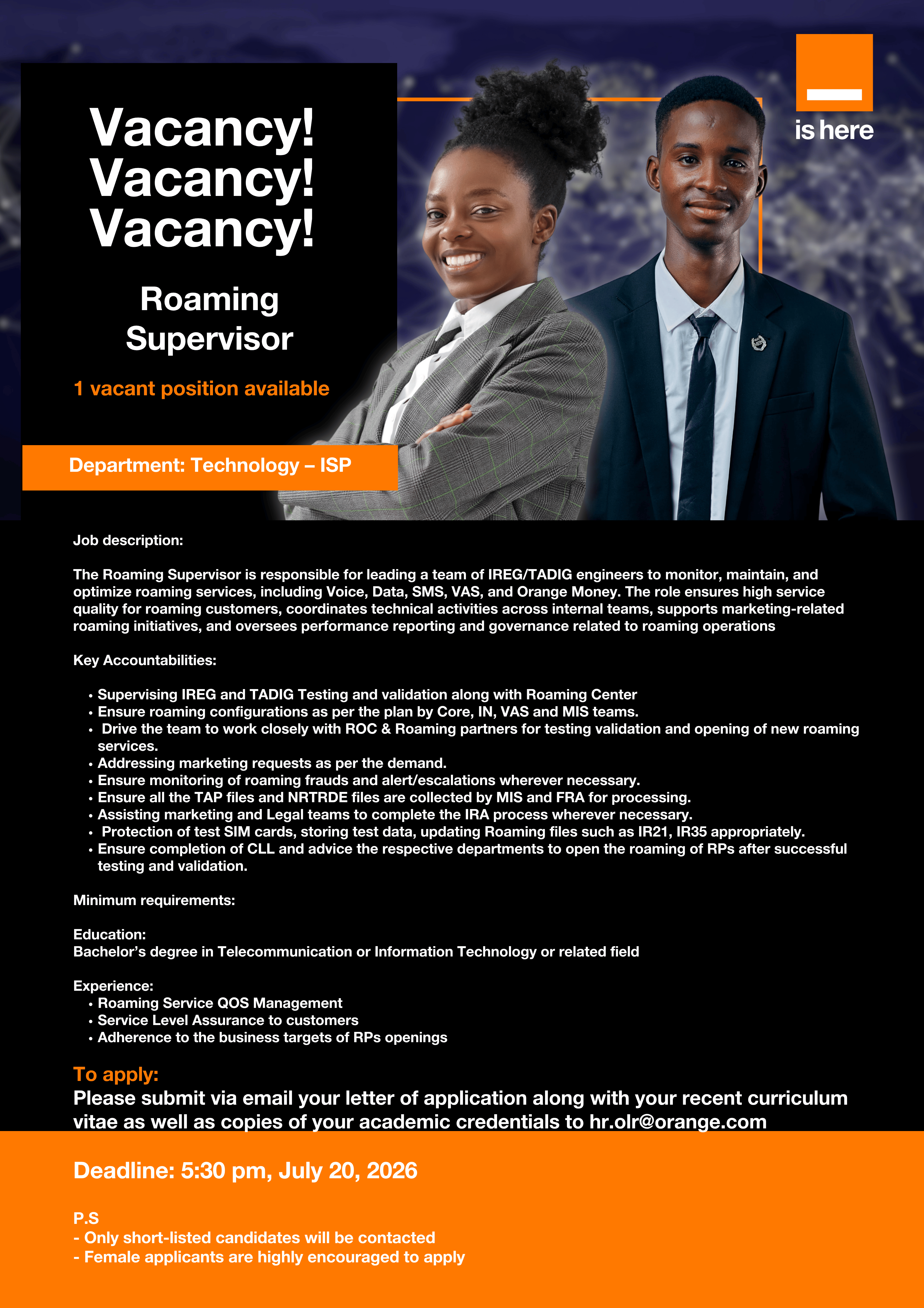 Roaming Supervisor